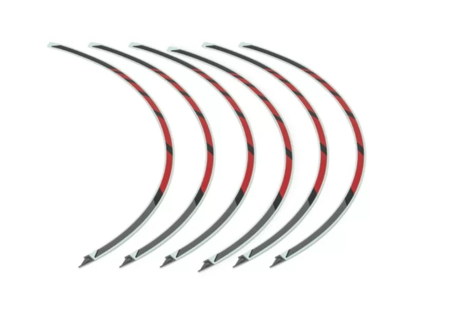 Honda Wheel Stripes Kit (17 '') *Nh-431M* Indi Grey Metallic