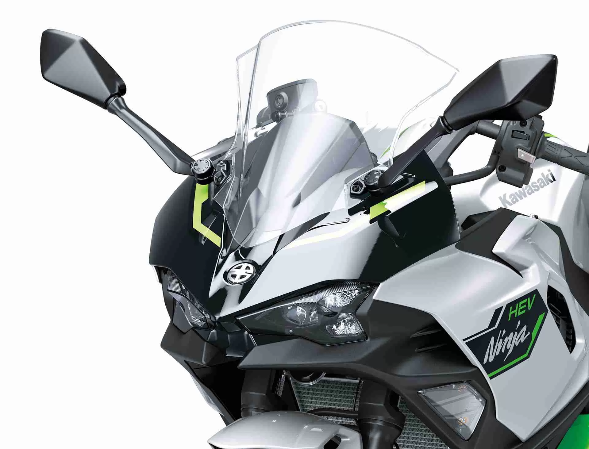 Kawasaki Large Clear Windscreen (Ninja 7 Hybrid)