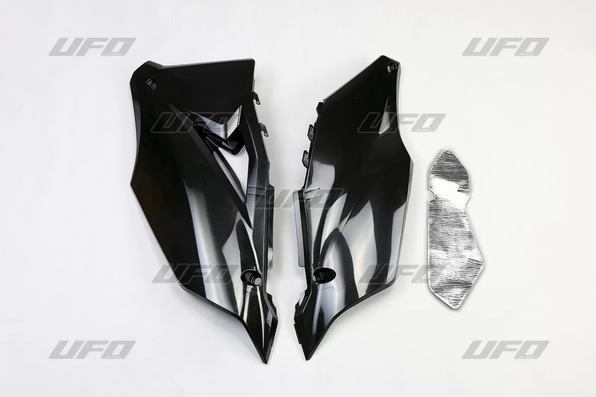 UFO Side Panels Black Kawasaki KXF450 2019