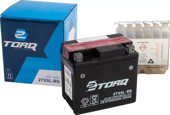 2TORQ Battery 2TX5L-BS (YTX5L)