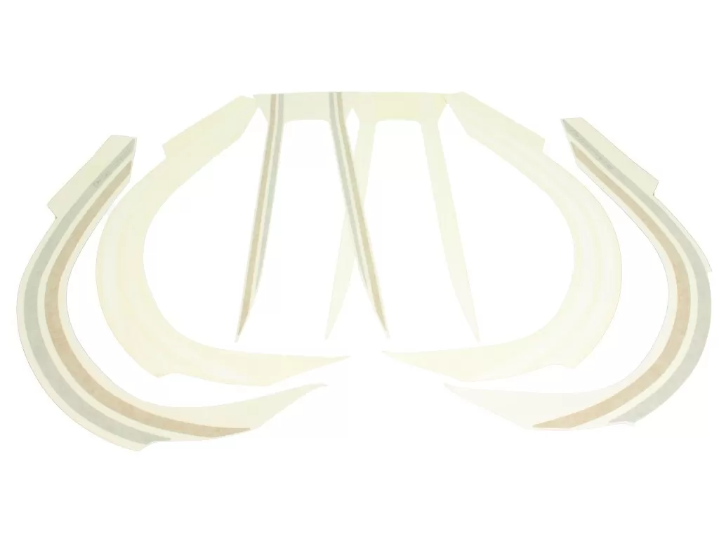 Vespa "Elegance" Stickers - Dark Grey/Black Primavera 125 (18-)