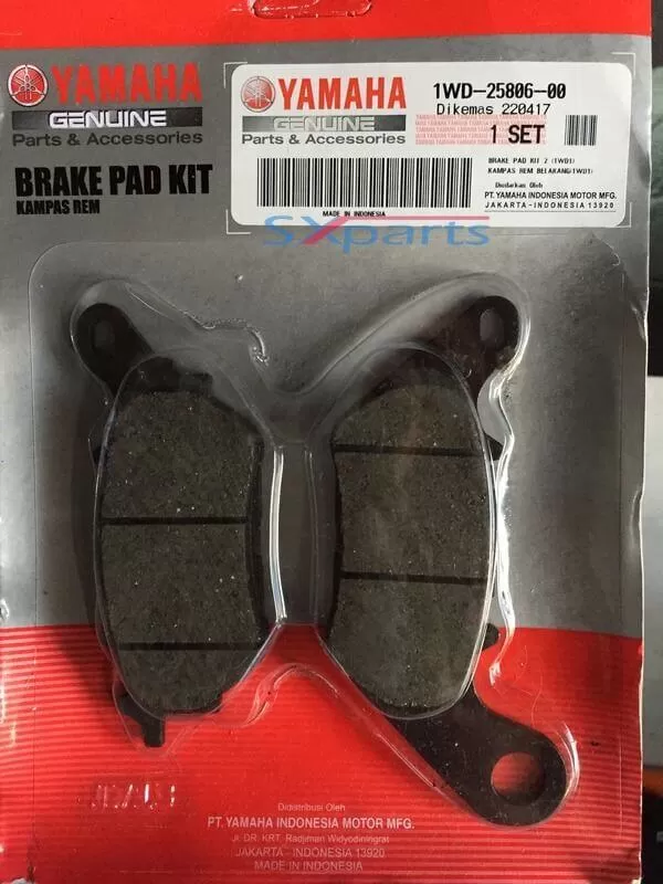 Yamaha Rear Brake Pads 1WD-25806-00-00