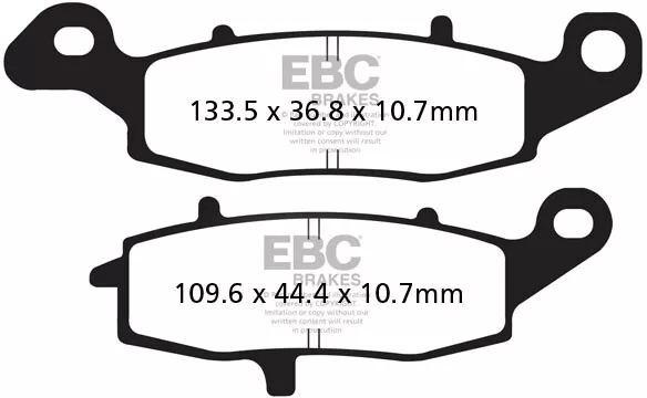 EBC Semi-Sintered Brake Pads FA231V