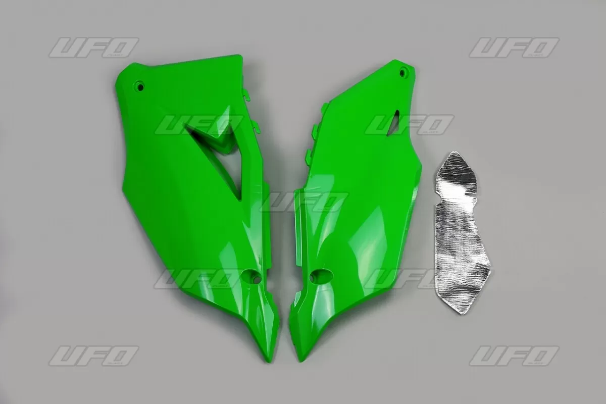 UFO Side Panels Kawasaki Green KXF450 2019