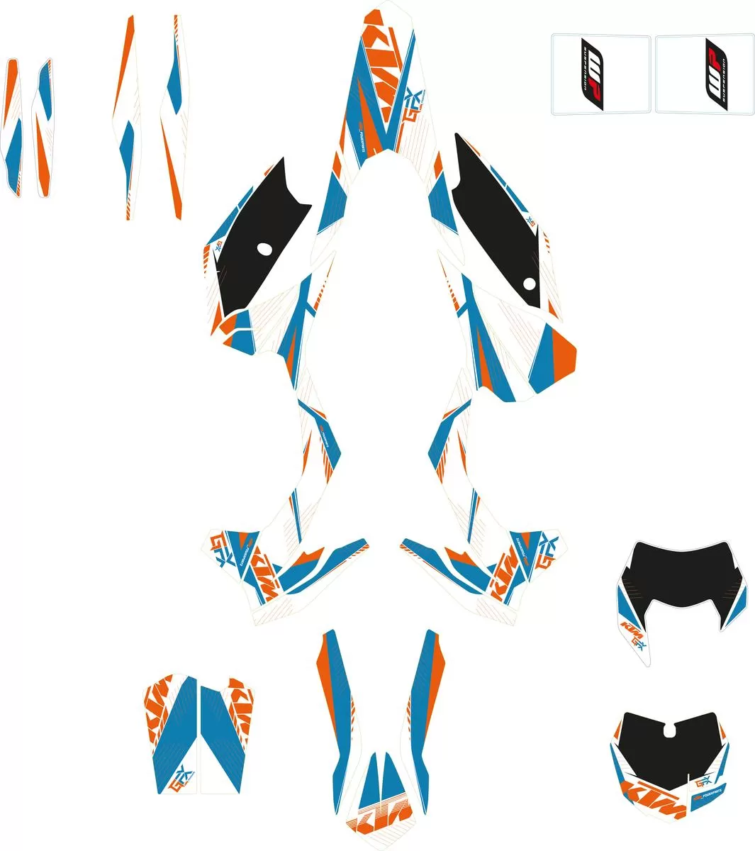 KTM Gravity decal set
