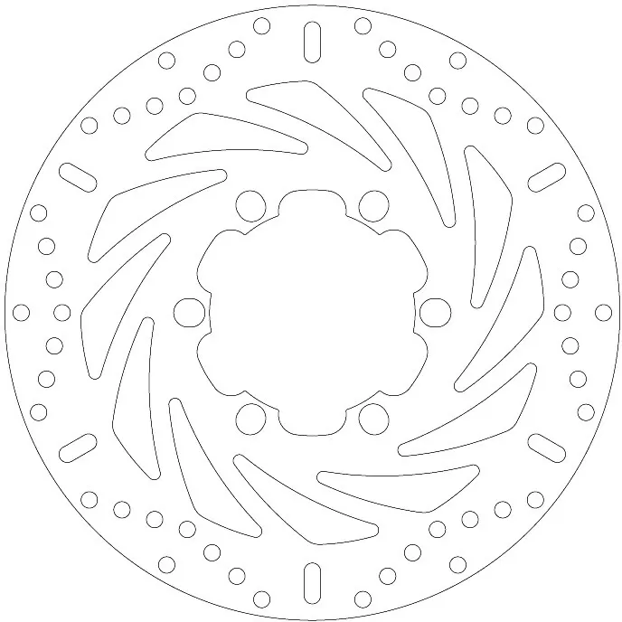 EBC Scooter Brake Disc MD9172D
