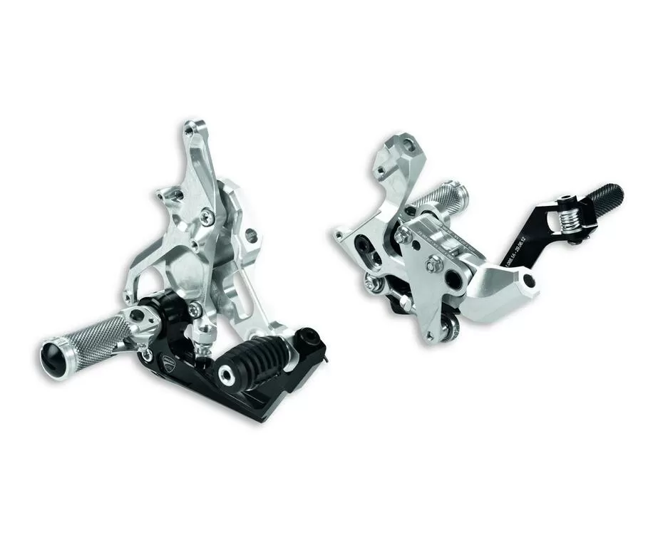 Ducati Billet Aluminium Adjustable Footpeg Kit 96451111B