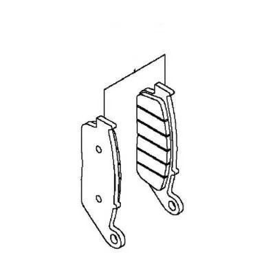 Kawasaki PAD-ASSY-BRAKE ZR800CDS