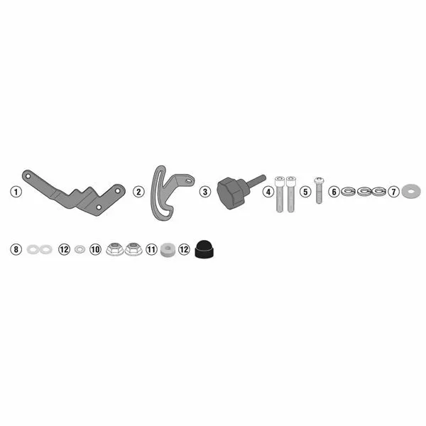 GIVI Windshield mounting kit