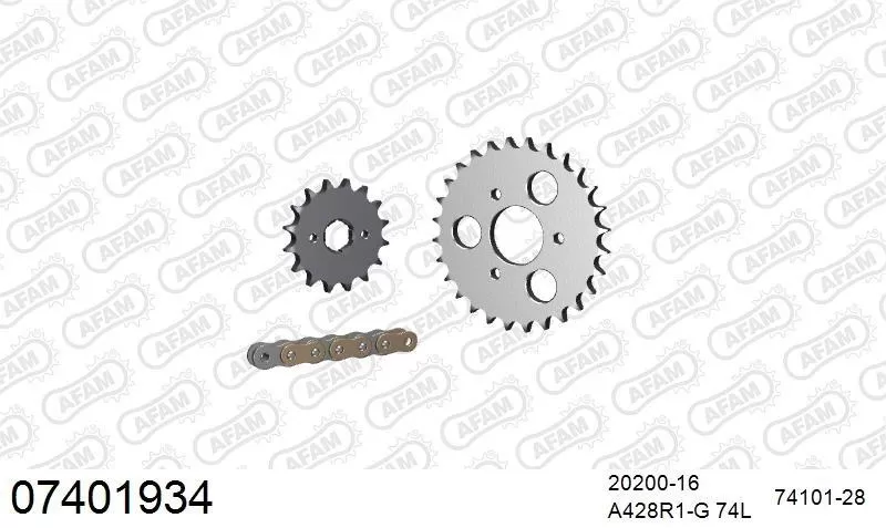 AFAM Chainset - Steel
