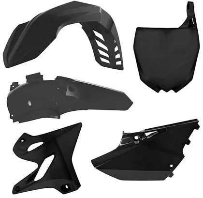 Rtech Plastic Kit Yamaha YZ125/250 2015 Black