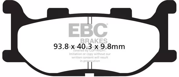 EBC HH Sintered Brake Pads FA199HH