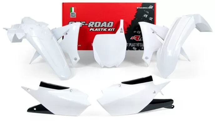 Rtech Plastics Kit 5-Piece White Yamaha YZF250/450