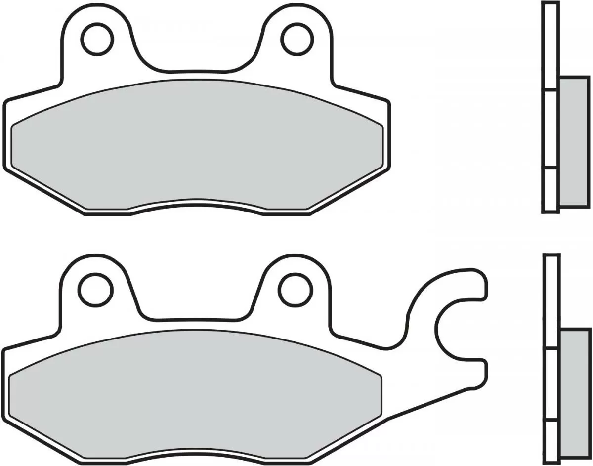 Brembo 07HO4008 Brake Pads Organic Genuine Street 
