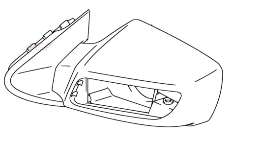 Suzuki Mirror Left 56600-10G00-33J