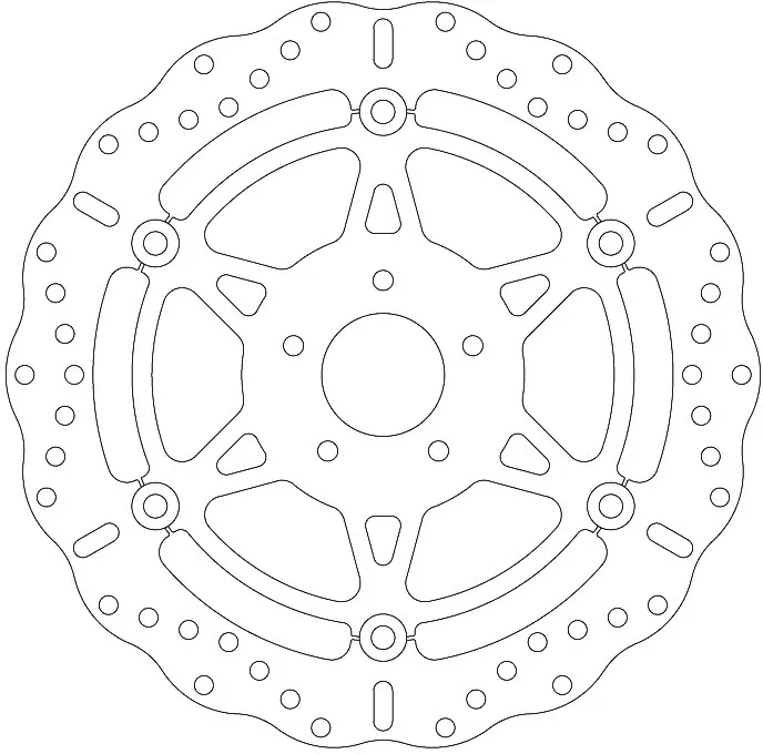 EBC Floating Wave Brake Disc MD856XC