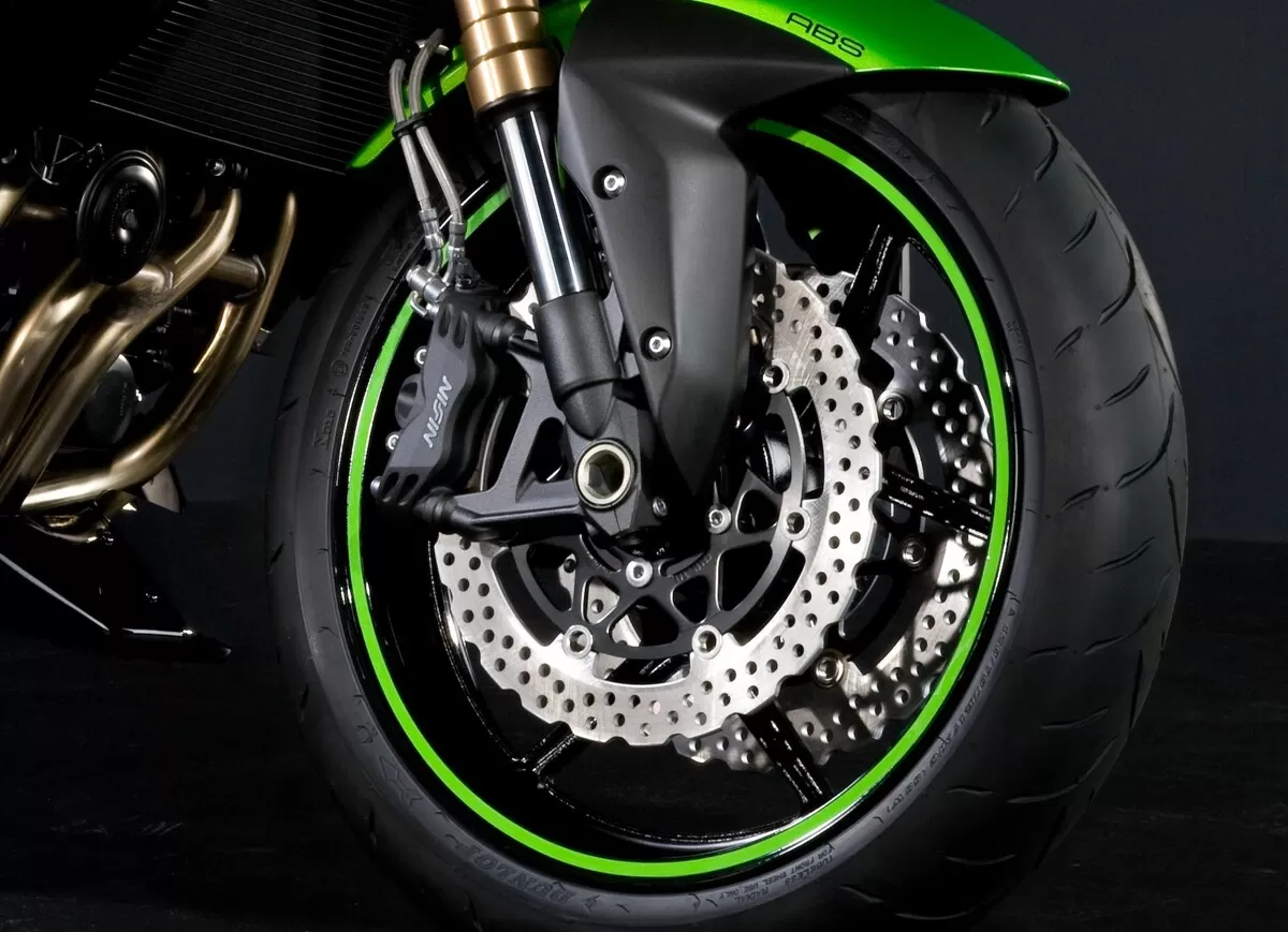 Kawasaki WHEEL RIM RINGS 17P  GRN SEVERAL