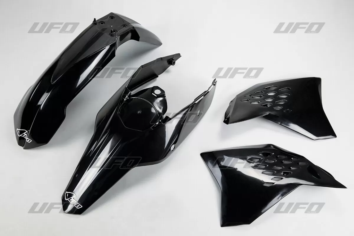 UFO Plastic Kit Black KTM EXC 09-11