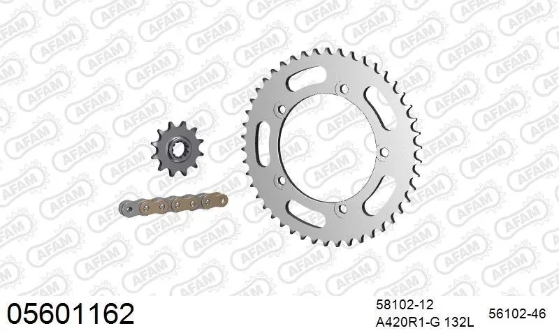 AFAM Chainset - Steel