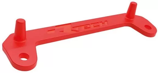 Rtech Front Number Plate Adaptor Red