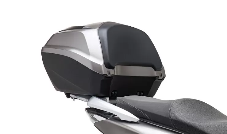 Honda 35L Smart Key Top Box Matte Ruthenium Silver Metallic