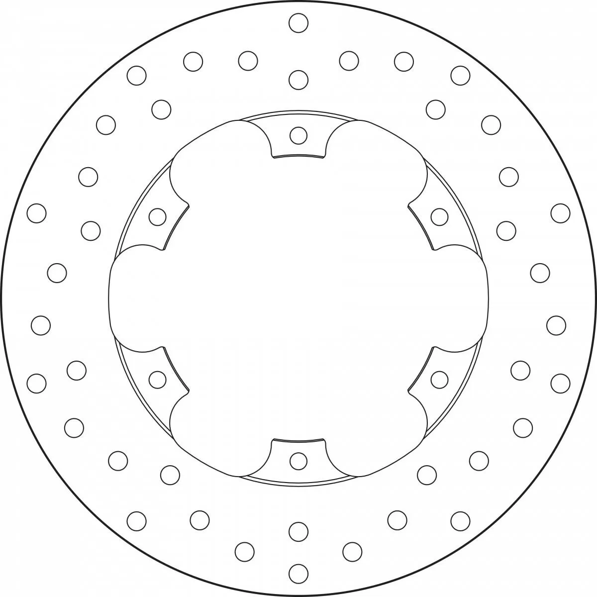 Brembo Brake Disc 68B407L5 220X4