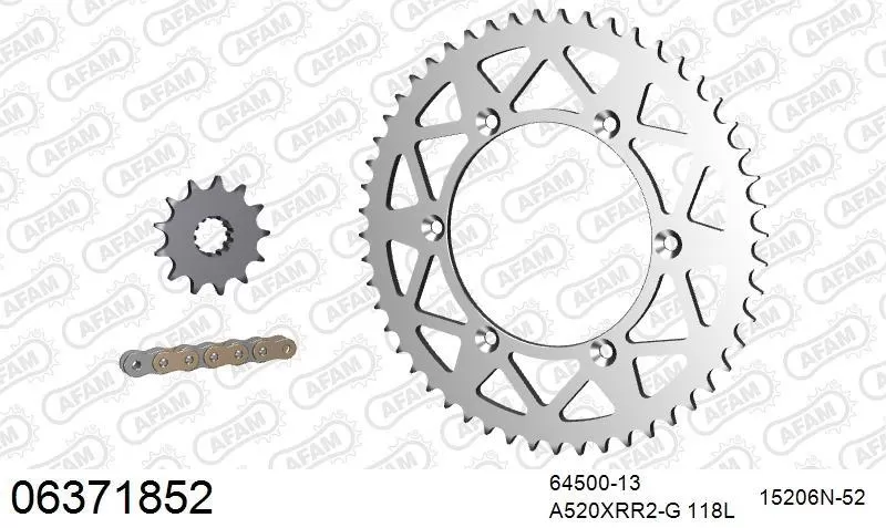 AFAM Chainset - Aluminium