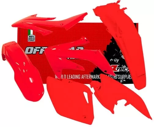 Rtech 4-Piece Plastics Kit Red Honda CRFX 250