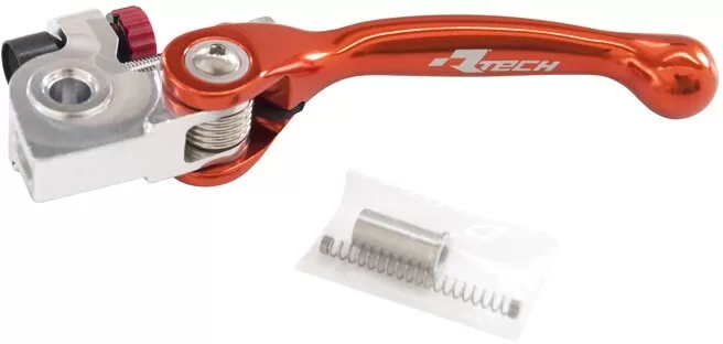Rtech Forged Clutch Lever Orange for Brembo R-LEV51072CAR