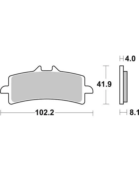 901DS-2 BRAKE PADS SINTER RACING