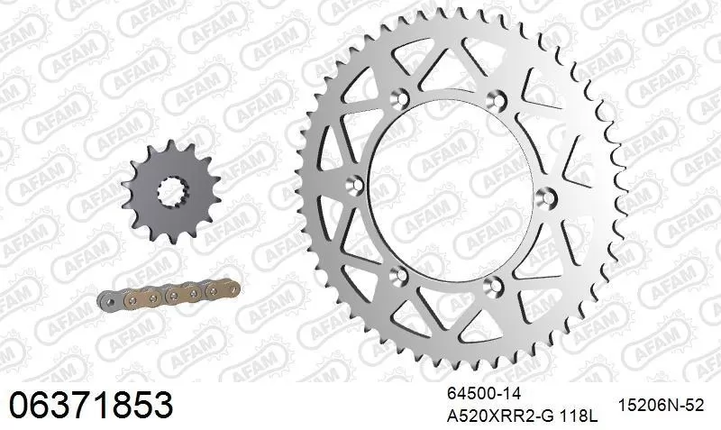 AFAM Chainset - Aluminium