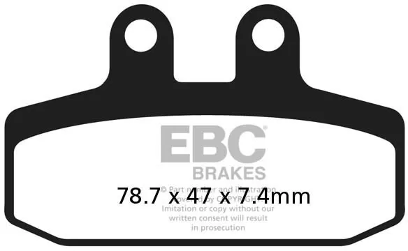 EBC Organic Scooter Brake Pads SFA256