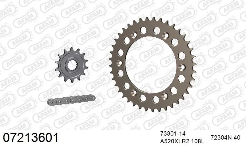 AFAM Chainset - Aluminium