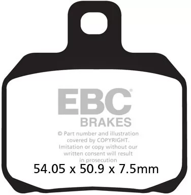 EBC Organic Scooter Brake Pads SFA266