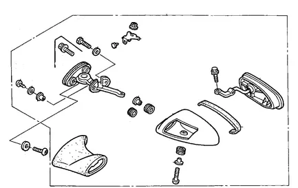 Honda Mirror Left 88120MATD01ZM