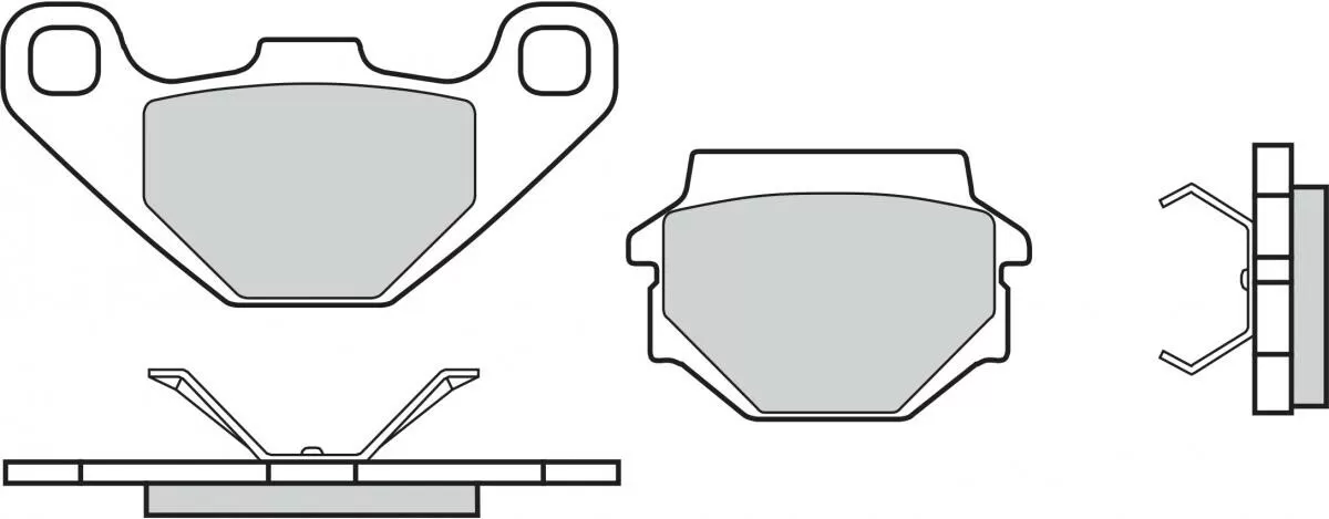 Brembo 07BB07TT Brake Pads Organic Off Road 