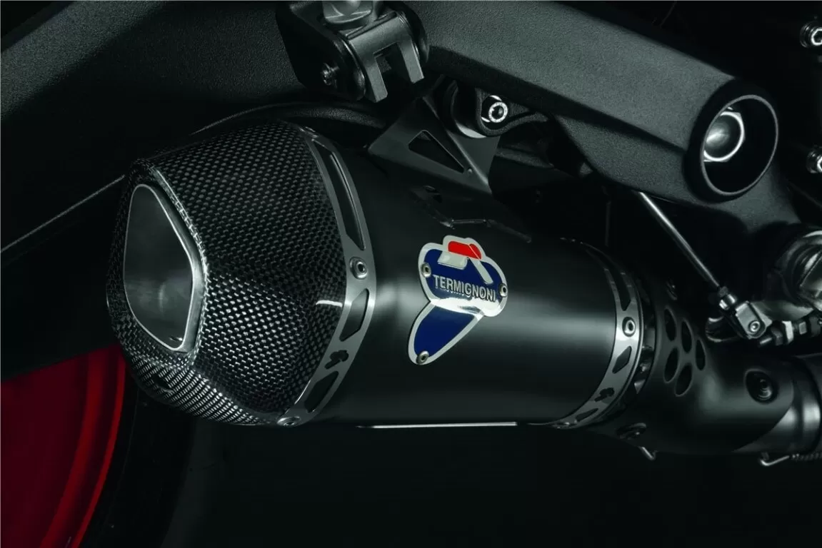 Ducati Black Slip-On Racing Silencer SCR 96481401A