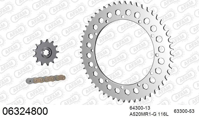 AFAM Chainset - Aluminium
