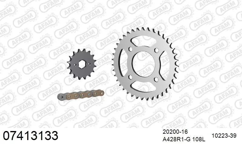 AFAM Chainset - Steel