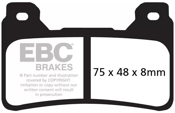 EBC GPFAX Race HH Sintered Brake Pads GPFAX390HH