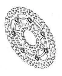 Kawasaki DISC FR HOUSINGBLACK+DIS ZX1000D6F