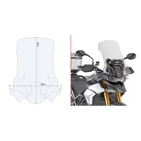 GIVI Windshield Triumph Tiger 900 Rally