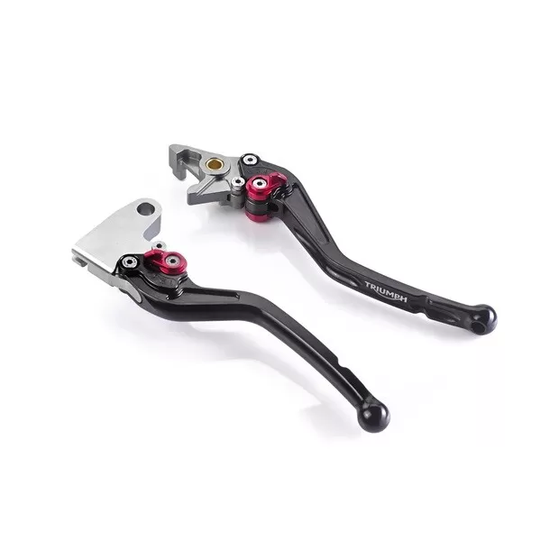 Triumph Brake Clutch Lever Set Adjustable Bobber (Black) - Speedmaster - Thruxton 1200 (R) (16-)
