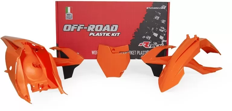 Rtech 4-Piece Plastics Kit Orange for KTM SX 65
