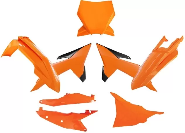 Rtech Plastic Kit KTM SX 125/250/300 2025 Orange/Black