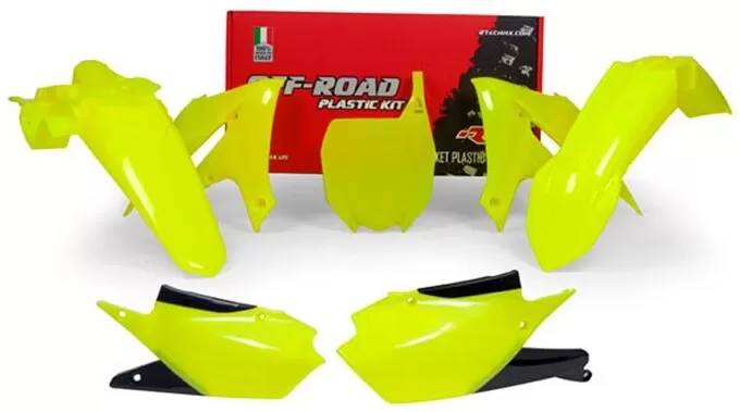Rtech Plastics Kit Neon Yellow Yamaha YZF250/YZF450