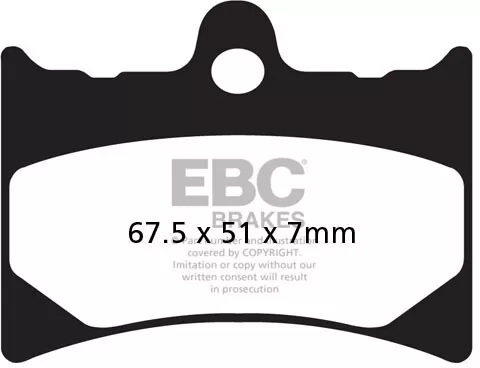 EBC HH Sintered Sportbike Brake Pads FA126HH