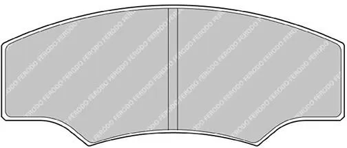 Ferodo FRP218M Brake Pad Sidecar Racing (4 Pads) 