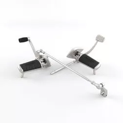 Triumph Front Footrests Bobber (Black) (17-)