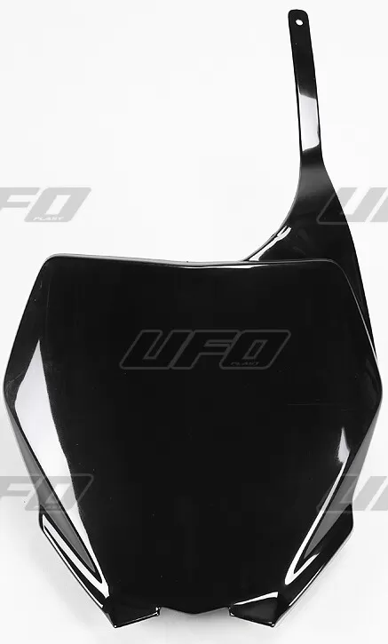 UFO Front Number Plate Yamaha YZ/YZF Black